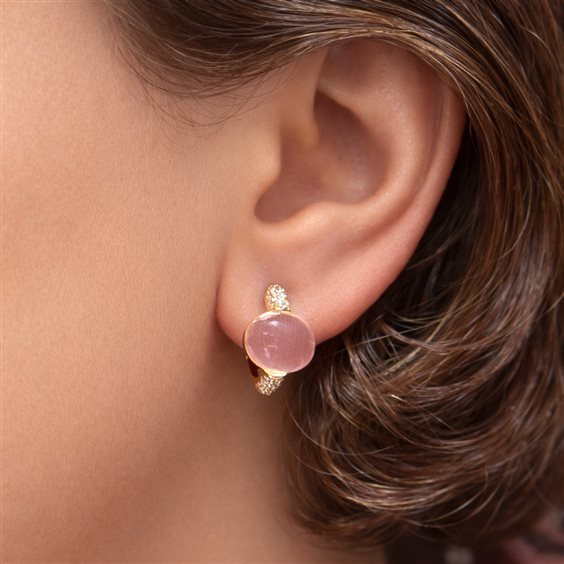 Ohrringe Lucos Dame in Silber ESOR C85-ROSA - ESOR C85-ROSA